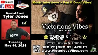 Victorious Vibes  - Edwin & Erica Interview Tyler Jones