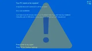 FIX: Error code 0xc000000e 