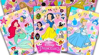 💖 LIVE! ASMR Sticker Book Disney Couple Dress Up! Ariel & Eric Love Story | Buku Stiker Putri Cantik
