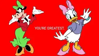 TRANSLATE MALE VOICE YOU'RE GREATEST CLARABELLE DAISY MINNIE KISSING MICKEY