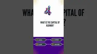 Do You Know the Capital of Albania 🌍 Quiz Yourself! #sorts #quiz #viralshort
