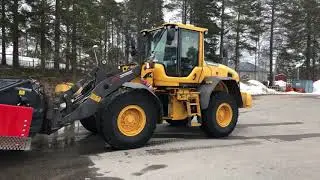 Lastmaskin Volvo L60G med spakstyrning  2014