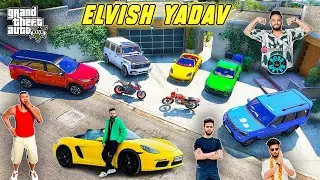 Franklin and ShinChan Stolen Elvish Yadav indian Cars GTA 5 | JNK GAMER