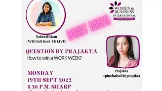How To WIN a Work Week as a Women Entrepreneur?