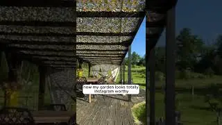 Instant patio upgrade with camo shade sail