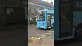NMMT 117 AC Bus from Kharghar to Mantralaya via Atal Setu in route Navi Mumbai International Airport