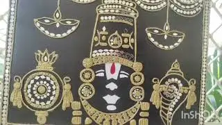 #lord venkateswara #lippanartwork #devotional #tirupati #art #godvenkateswara 