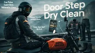 🏍️ Meet Arjun &mdash; A Rider Who Never Stops #doorstepdryclean #riders #travilling #shoecare#boots#viral