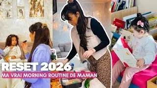 RESET 2026: my REAL MORNING ROUTINE as a mom, new habits, sorting, tidying.