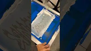 Silk Screen Printing T-Shirts 👕 #screenprinting #silkscreenprinting #streetwear