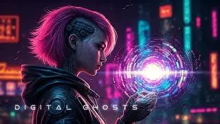 Digital Ghosts | Cyberpunk Instrumental Music | Focus, Study & Work | 3 Hours
