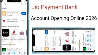 Jio Payment Bank Account Opning Online 2026 Jio  Payment Bank Account Opning Online 