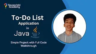 Java To-Do List Application for Beginners | Simple Project with Full Code Walkthrough