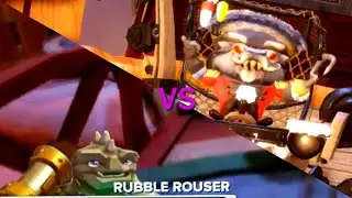 Skylanders nightmare Shell Shock vs Rubble Rouser