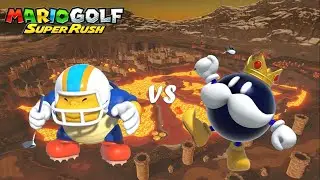 Mario Golf: Super Rush - Speed Golf - Chargin' Chuck vs King Bob-Omb - Bowser Highlands