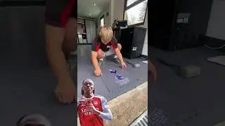 EZE Got us in to change his garage flooring | Tottenham VS Arsenal News #arsenal #football #spurs