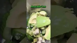Cucumber Kiwi and Avocado Smoothie - Ramadan special!!#abhiscafe