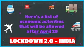 New lockdown guidelines  - INDIA | After 20 april |