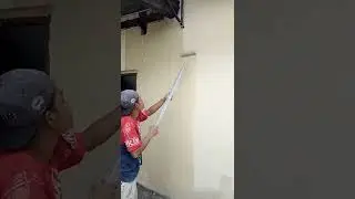 cara cepat ngecat tembok pakai roll #shorts