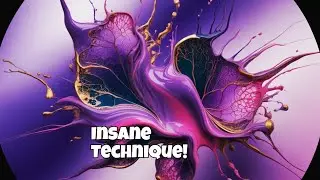 Want STUNNING Abstract Art? Watch This Insane Paint Pouring Technique!