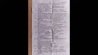 class 9 English annual exam rieal Question paper 2024 (A/20000)