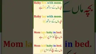 lie, lay, laid #words||Understanding words||Using words||Basic English rules