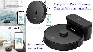 Arnagar S8 Robot Vacuum Cleaner With Arnagar App (Part 2)