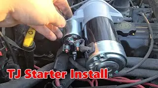 DIY Starter Replacement 1997 - 2006 Jeep Wrangler TJ