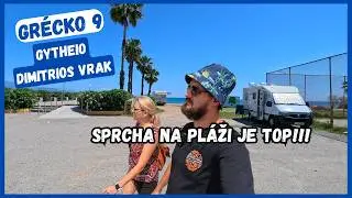 Obytnym autom po Grécku:  Gytheio | Dimitrios Vrak | Kalamata | 4K VLOG
