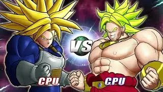 Dragon Ball: Raging Blast 2 | Super Trunks vs Broly Legendary Super Saiyan