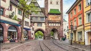 Freiburg im Breisgau || Germany :B&auml;chle~Rathausplatz~M&uuml;nster~Schwabentor~Goethe University (Vlog#92)
