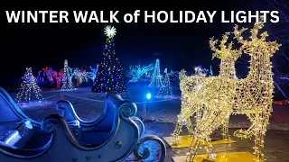 Winter Walk of Holiday Lights at Meadowlark Gardens | Vienna, VA | My December Birthday Celebration 