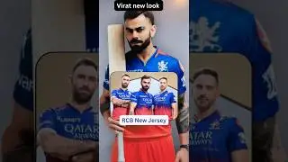 IPL 2024; RCB new Jersey and Virat new look 🥳