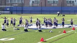 Wood-Ridge Devils Flag Cheer halftime show!  9/17/2022