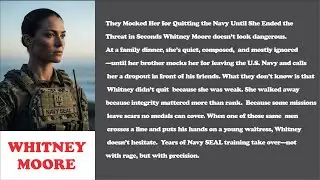 They Mocked Her for Quitting the Navy Until She Ended the Threat in Seconds