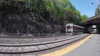 RARE! MBTA Commuter Train With Backwards Consist!