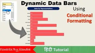 Dynamic Data Bars using Conditional Formatting in Excel | MIS Report in Excel