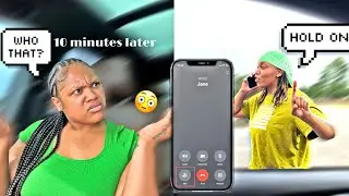 PULLING OVER & TAKING A CALL THEN LEAVING MY WIFE INSIDE THE CAR..