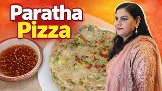 Ghar pa pizza paratha banaye😍daisy style main@ rmnzl's Kitchen 