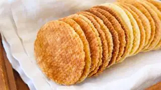Recettes des gaufrettes croustillantes