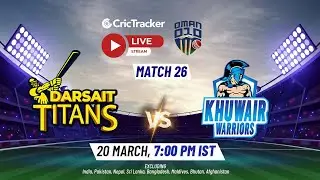 Oman D10 Cup 2022, Match 26 - Darsait Titans vs Khuwair Warriors | Full Highlights