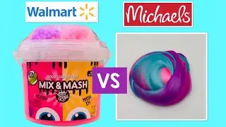 Walmart Slime VS Michale&rsquo;s Slime REVIEW!!