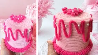DIY How To Make Cake With Pipe Cleaner | Gift Box Ideas🎁 