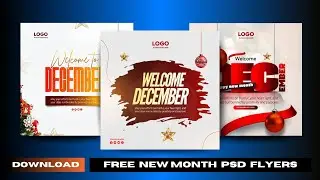 FREE PSD New Month Flyer Files - Fully Editable | WORD: Faith!