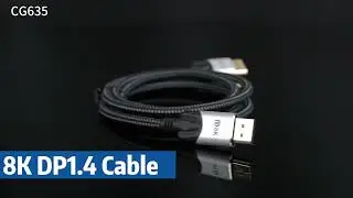8K Solution - Special Design Private Mold DisplayPort DP1.4 Cable