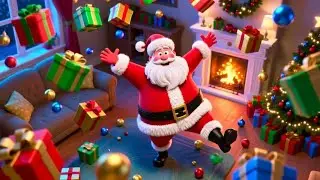 Silly Santa Drops Gifts Everywhere 🎁🤣 | Fun Christmas Song for Kids | Nursery Rhymes & Songs