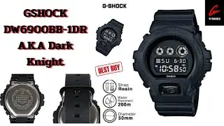 GSHOCK DW6900BB-1DR UNBOXING | Dark Knight | BB1 DARK KNIGHT | Module 3230