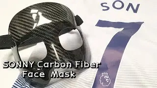 Carbon Fiber Protective Face Mask for Football, Wet Layup, DIY