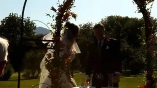 Wine ceremony and 'the kiss'