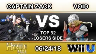 Hyrule Saga - Captain Zack (Bayonetta) Vs. CLG | VoiD (Sheik) Top 32 Winners Side - Smash 4